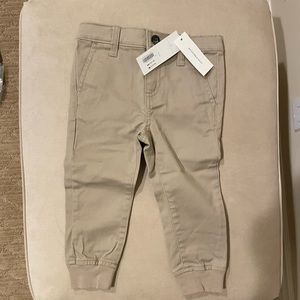 NWT 2t Janie & Jack khaki joggers